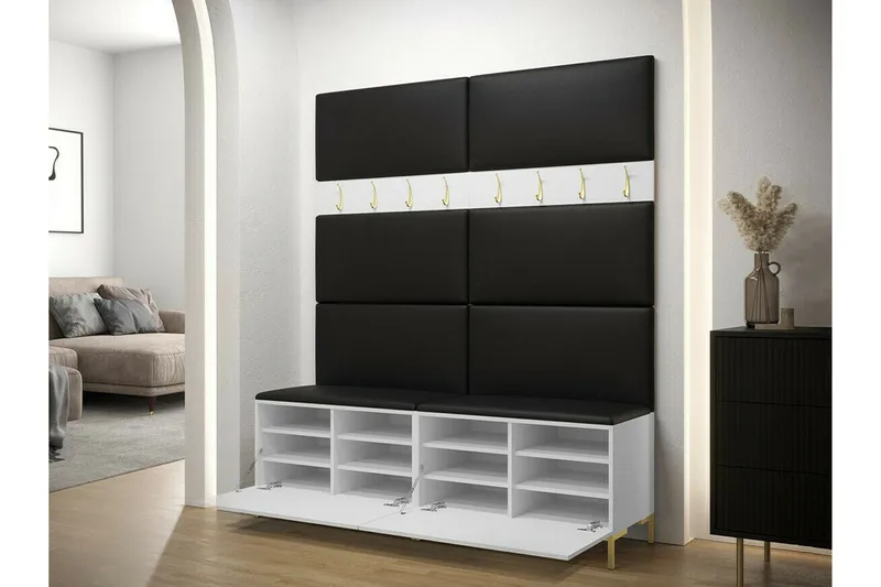 Dunvegan Hallmöbelset 168x46 cm White - Møbler - Entrémøbler - Møbelsæt til hall og entre