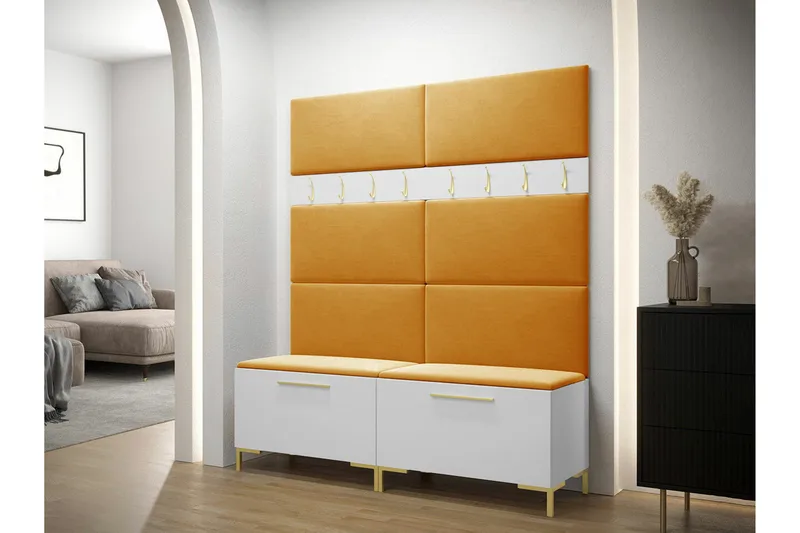 Dunvegan Hallmöbelset 168x46 cm White - Møbler - Entrémøbler - Møbelsæt til hall og entre