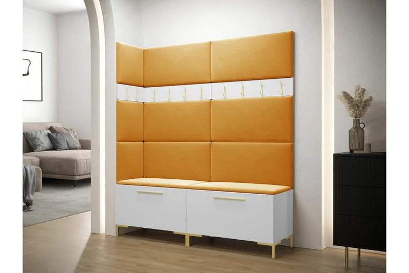 Dunvegan Hallmöbelset 168x46 cm White - Møbler - Entrémøbler - Møbelsæt til hall og entre