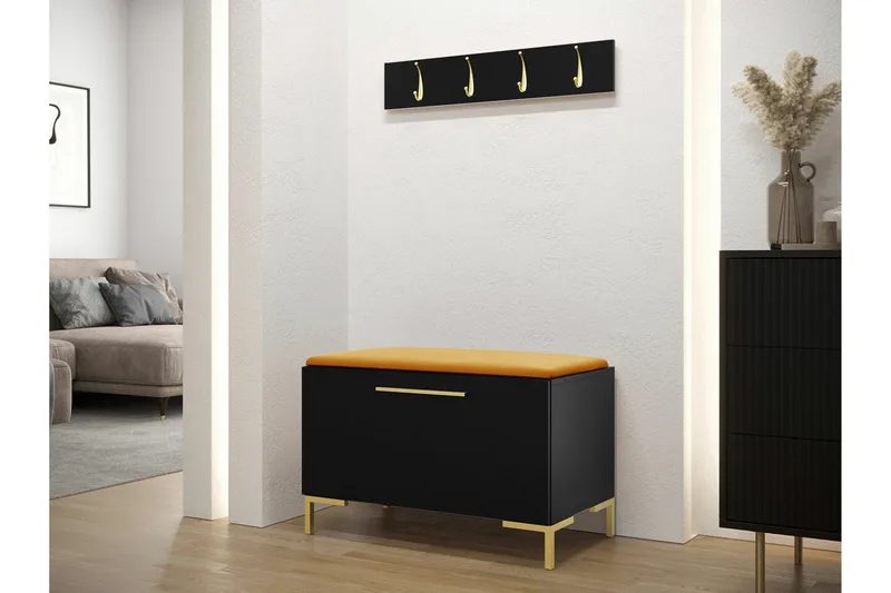 Dunvegan Hallmöbelset 84x44 cm Black - Møbler - Entrémøbler - Møbelsæt til hall og entre