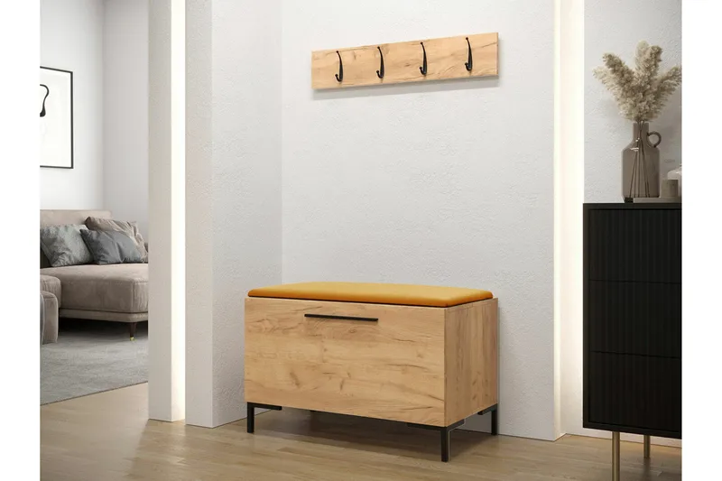 Dunvegan Hallmöbelset 84x44 cm Brown - Møbler - Entrémøbler - Møbelsæt til hall og entre