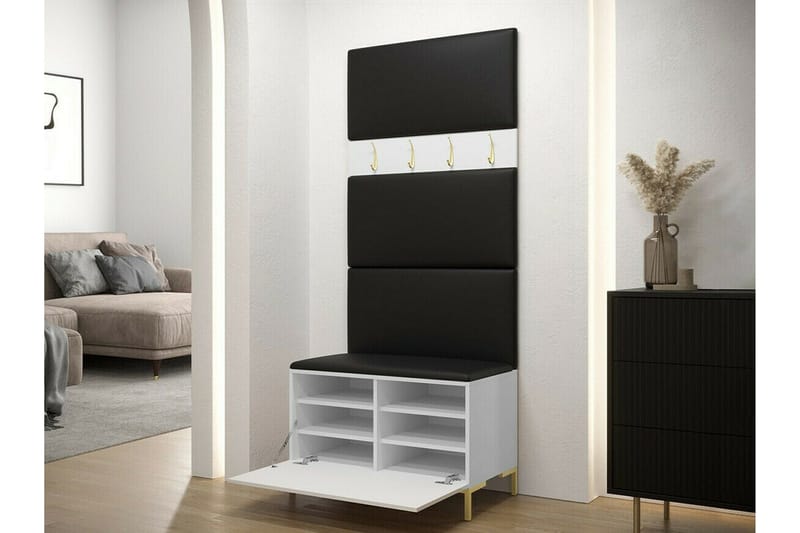 Dunvegan Hallmöbelset 84x46 cm Black - Møbler - Entrémøbler - Møbelsæt til hall og entre