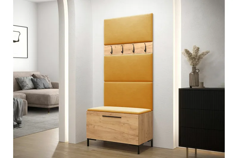 Dunvegan Hallmöbelset 84x46 cm Brown - Møbler - Entrémøbler - Møbelsæt til hall og entre