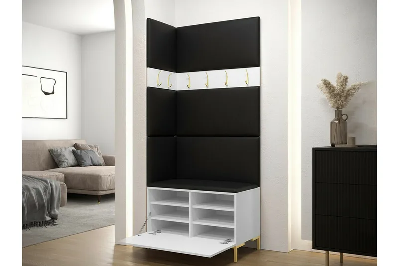 Dunvegan Hallmöbelset 84x46 cm White - Møbler - Entrémøbler - Møbelsæt til hall og entre