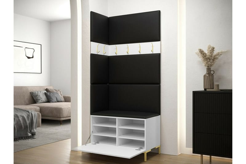 Dunvegan Hallmöbelset 84x46 cm White - Møbler - Entrémøbler - Møbelsæt til hall og entre
