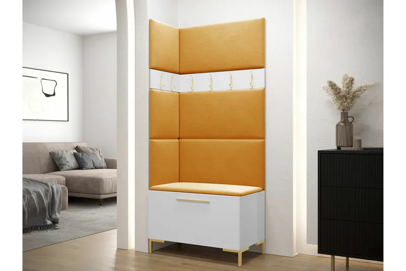 Dunvegan Hallmöbelset 84x46 cm White - Møbler - Entrémøbler - Møbelsæt til hall og entre