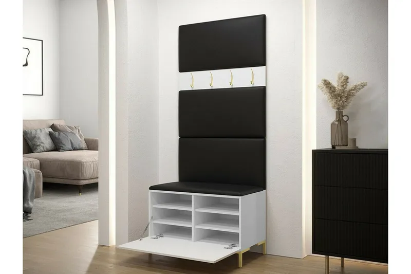 Dunvegan Hallmöbelset 84x46 cm White - Møbler - Entrémøbler - Møbelsæt til hall og entre