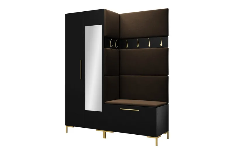 Dunvegan Hallmøbelset 158x46 cm, Sort