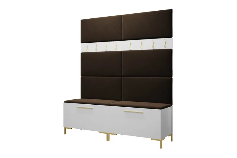 Dunvegan Hallmøbelset 168x46 cm, Hvid