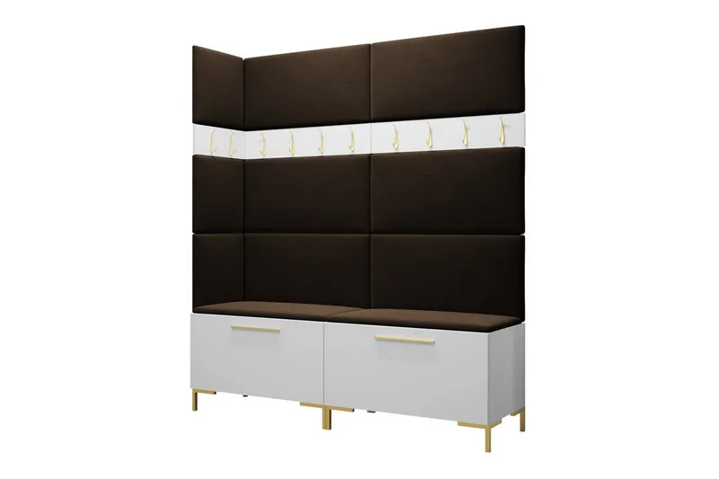 Dunvegan Hallmøbelset 168x46 cm, Hvid