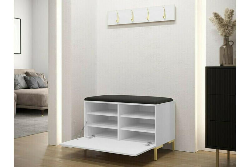Dunvegan Hallmøbelset 84x44 cm - Mørkebrun - Møbler - Entrémøbler - Møbelsæt til hall og entre
