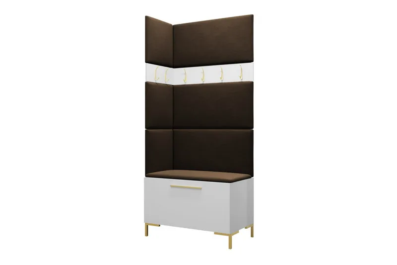 Dunvegan Hallmøbelset 84x46 cm, Hvid