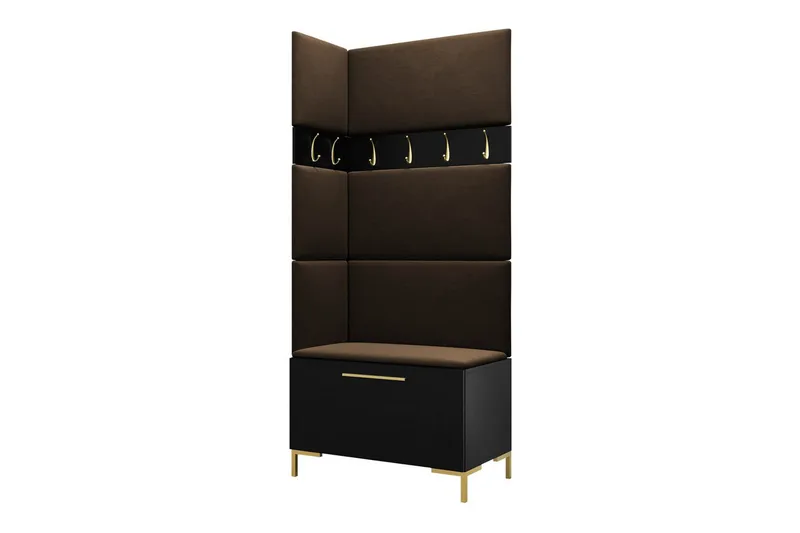 Dunvegan Hallmøbelset 84x46 cm, Sort