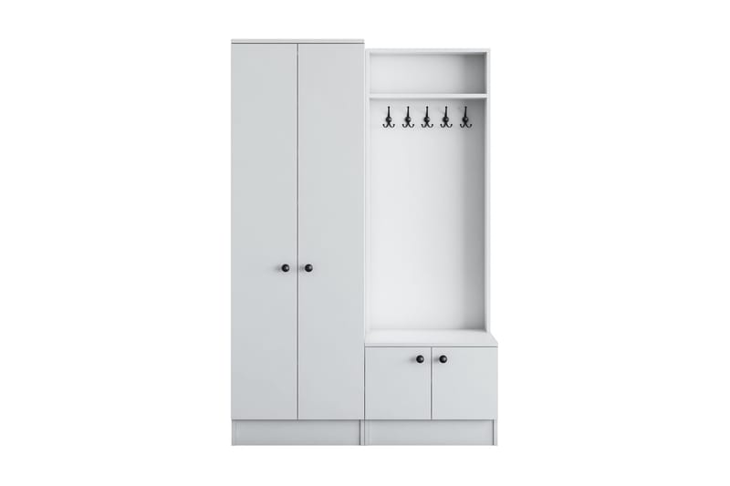 Erickslund Entrémøbelsæt - Hvid - Møbler - Entrémøbler - Møbelsæt til hall og entre