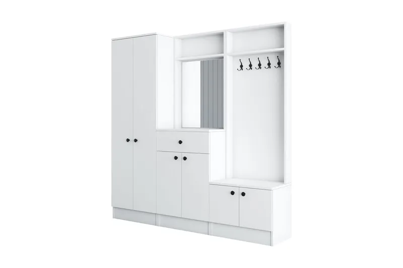 Erickslund Entrémøbelsæt, Hvid