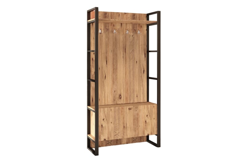 Hardyng Entrémøbelsæt 34x90 cm Dobbelt Venstre - Natur - Møbler - Entrémøbler - Møbelsæt til hall og entre