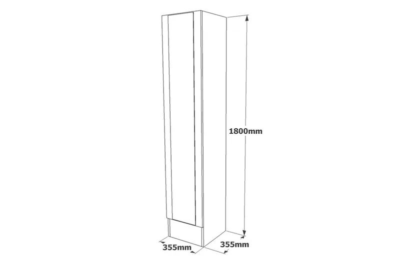 Hardyng Entrémøbelsæt 36x36 cm - Natur - Møbler - Entrémøbler - Møbelsæt til hall og entre
