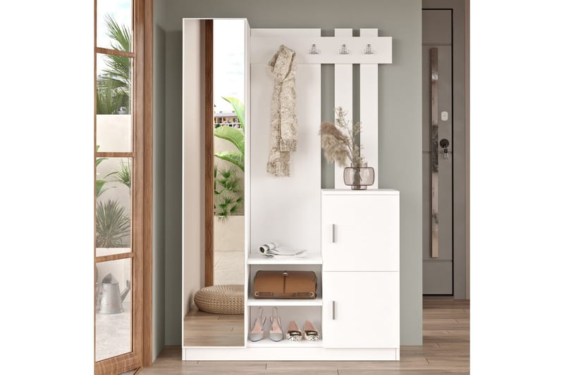 Hialeh Entrémøbelsæt, Hvid