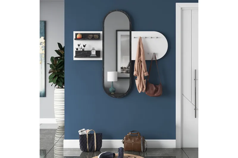 Juignac Entrémøbelsæt 120 cm, Hvid