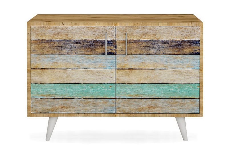 Mordnean Entrémøbelsæt 50x100 cm - Natur/Hvid - Møbler - Entrémøbler - Møbelsæt til hall og entre