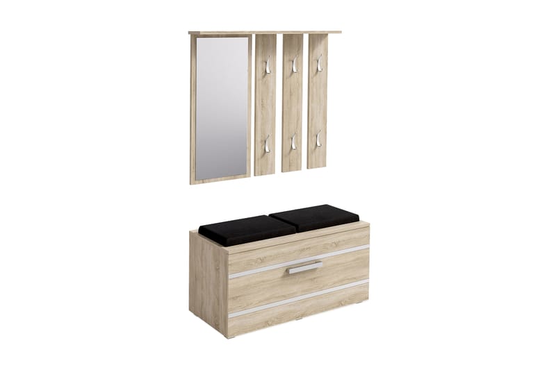 Narva Entrémøbel 85 cm - Træ - Møbler - Entrémøbler - Møbelsæt til hall og entre