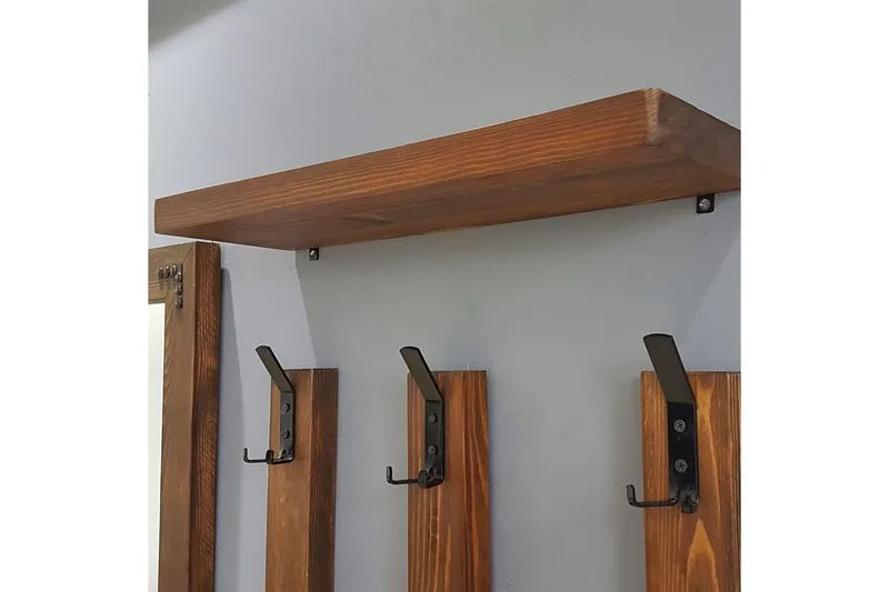 Rogahn Entrémøbel 3 cm - Valnød - Møbler - Entrémøbler - Møbelsæt til hall og entre