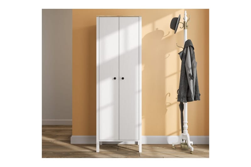 Orricon Entrémøbelsæt - Natur/Hvid - Møbler - Entrémøbler - Møbelsæt til hall og entre