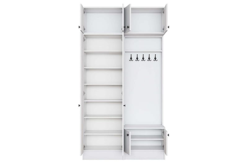 Quorra Entrémøbelsæt - Hvid - Møbler - Entrémøbler - Møbelsæt til hall og entre