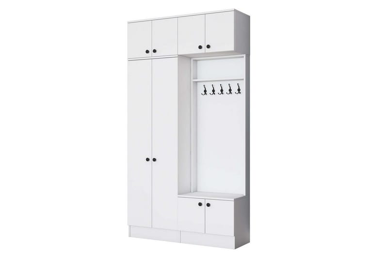 Quorra Entrémøbelsæt - Hvid - Møbler - Entrémøbler - Møbelsæt til hall og entre