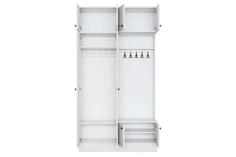 Quorra Entrémøbelsæt - Hvid - Møbler - Entrémøbler - Møbelsæt til hall og entre