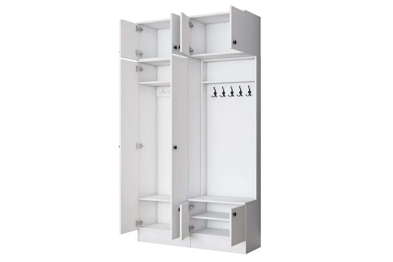 Quorra Entrémøbelsæt - Hvid - Møbler - Entrémøbler - Møbelsæt til hall og entre