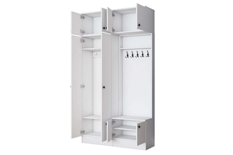 Quorra Entrémøbelsæt - Hvid - Møbler - Entrémøbler - Møbelsæt til hall og entre