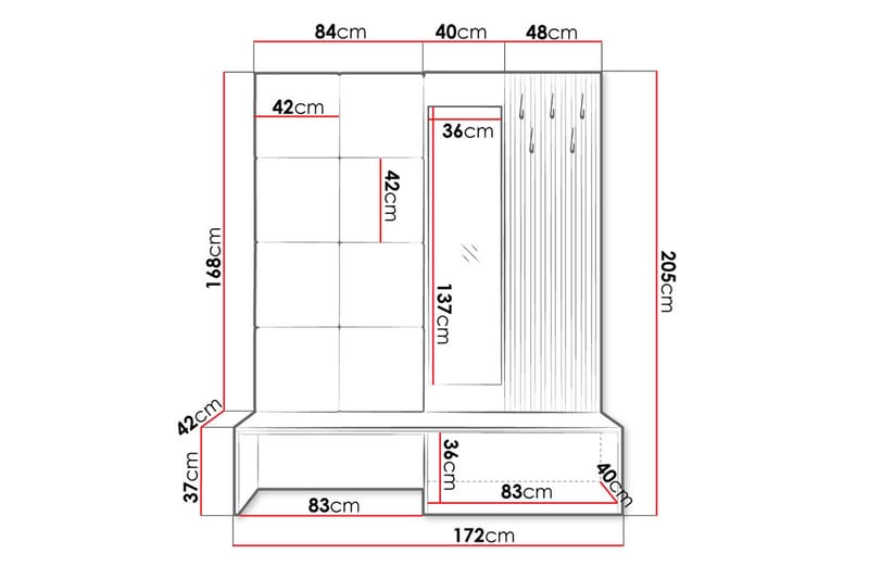 Shaftesbury Entremøbelsæt - Møbler - Entrémøbler - Møbelsæt til hall og entre