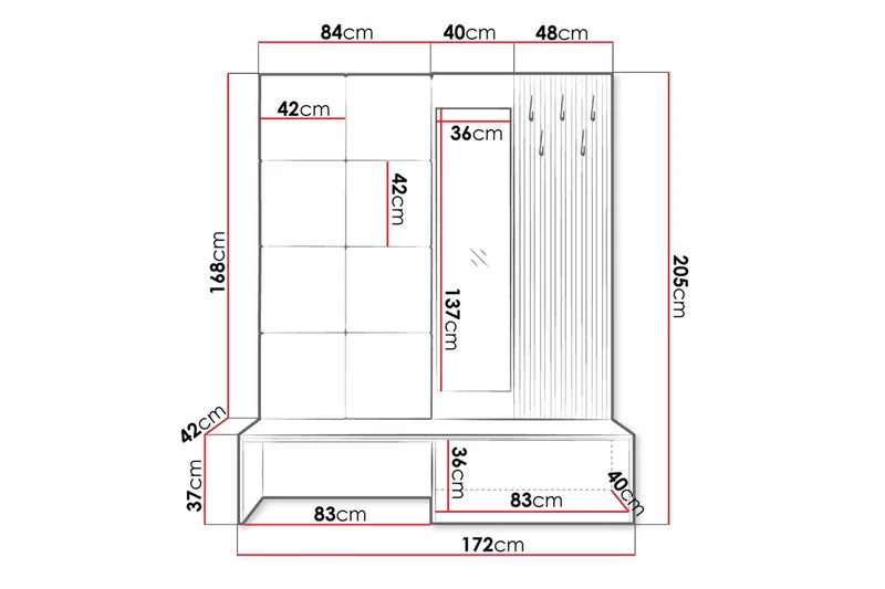Shaftesbury Entremøbelsæt - Møbler - Entrémøbler - Møbelsæt til hall og entre