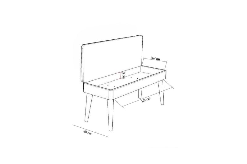 Tekel Entrémøbelsæt - Antracit - Møbler - Entrémøbler - Møbelsæt til hall og entre