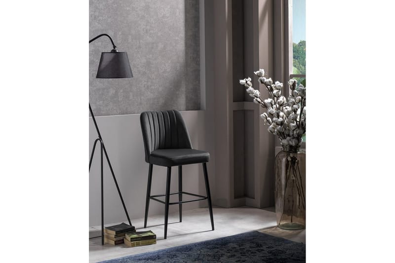 Huddy Bargruppe 49 cm - Antracit/Sort - Møbler - Borde