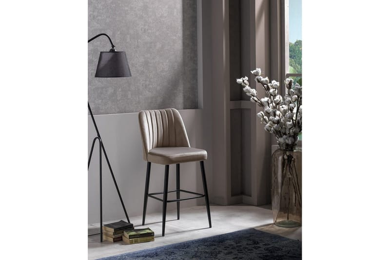 Huddy Bargruppe 49 cm - Cappuccino/Sort - Møbler - Borde