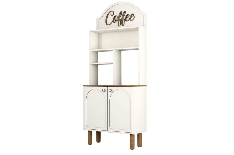 Kaffebarskab Two Creme / Eg - Creme / Eg - Møbler - Borde