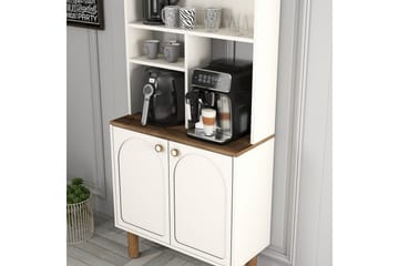 Kaffebarskab Two Creme / Eg - Creme / Eg - Møbler - Borde