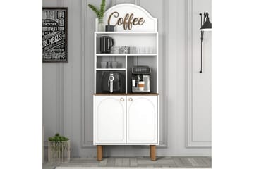 Kaffebarskab Two Hvid / Eg - Hvid / Eg - Husholdning - Bar & vin - Barmøbler - Bardisk