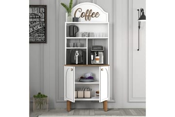 Kaffebarskab Two Hvid / Eg - Hvid / Eg - Husholdning - Bar & vin - Barmøbler - Bardisk