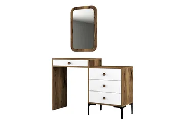 Ameias Møbelsæt til Soveværelse Brun/Hvid