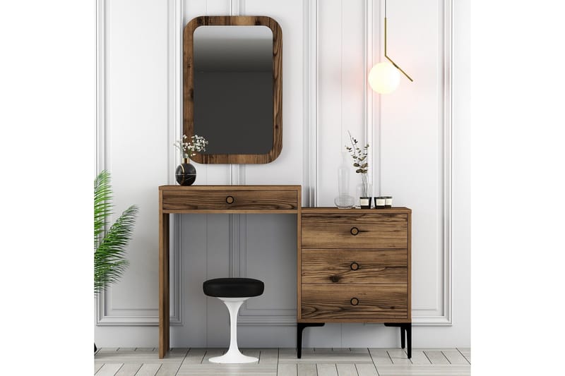 Ameias Møbelsæt til Soveværelse Brun - Hanah Home - Møbler - Møbelsæt - Møbelsæt til soveværelse