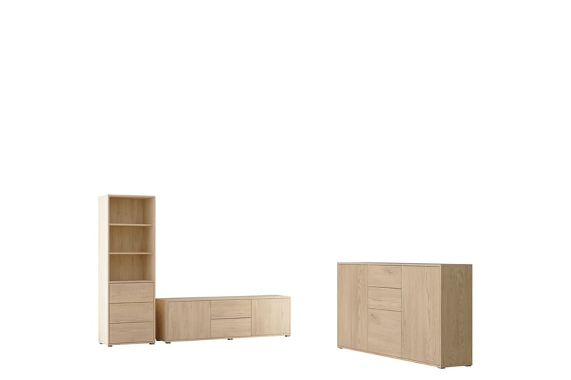 Agawal Møbelsæt Til Stue, Brun