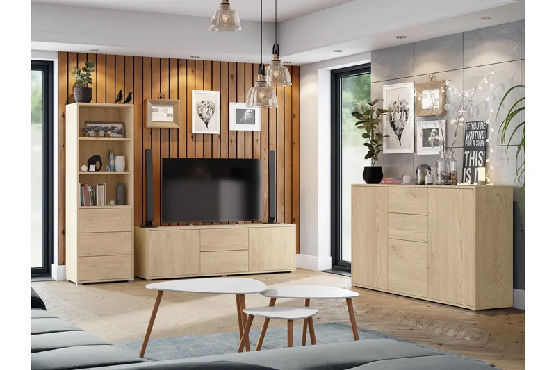 Agawal Møbelsæt Til Stue - Brun - Møbler - Møbelsæt - Møbelsæt til stuen