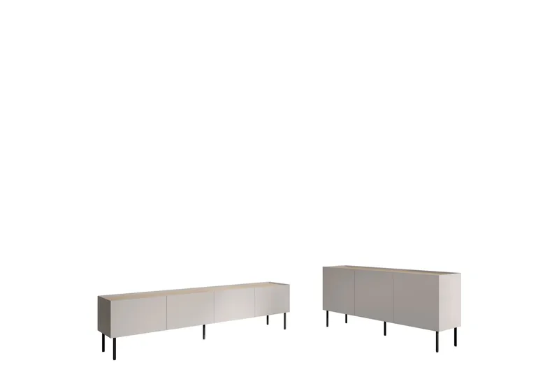 Akie Møbelsæt Til Stue, Beige