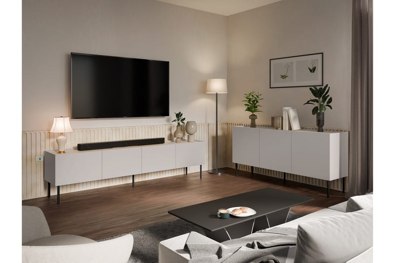 Akie Møbelsæt Til Stue - Beige - Møbler - Møbelsæt - Møbelsæt til stuen