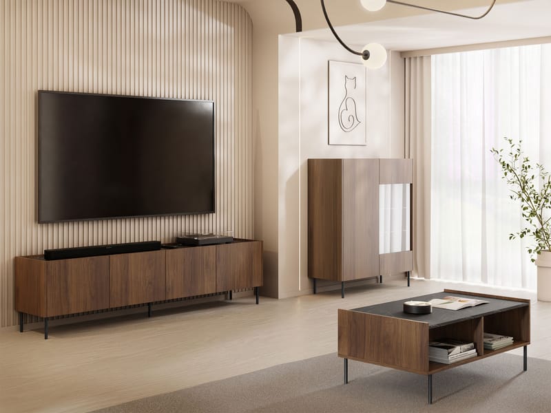 Akihito Møbelsæt til stue - Brun - Møbler - Møbelsæt - Møbelsæt til stuen