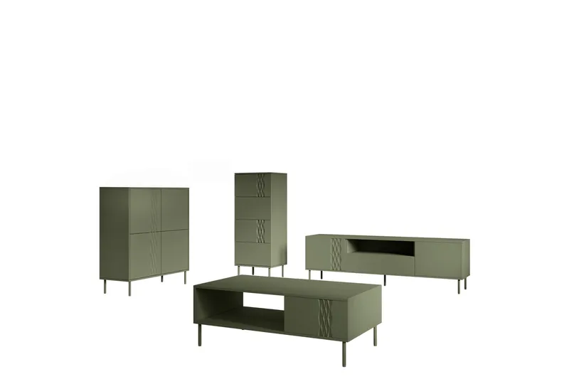 Akiko Møbelsæt Til Stue, Grøn