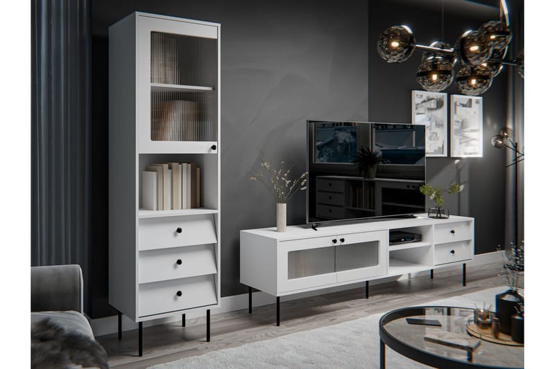 Akilesh Møbelsæt Til Stue - Hvid - Møbler - Møbelsæt - Møbelsæt til stuen